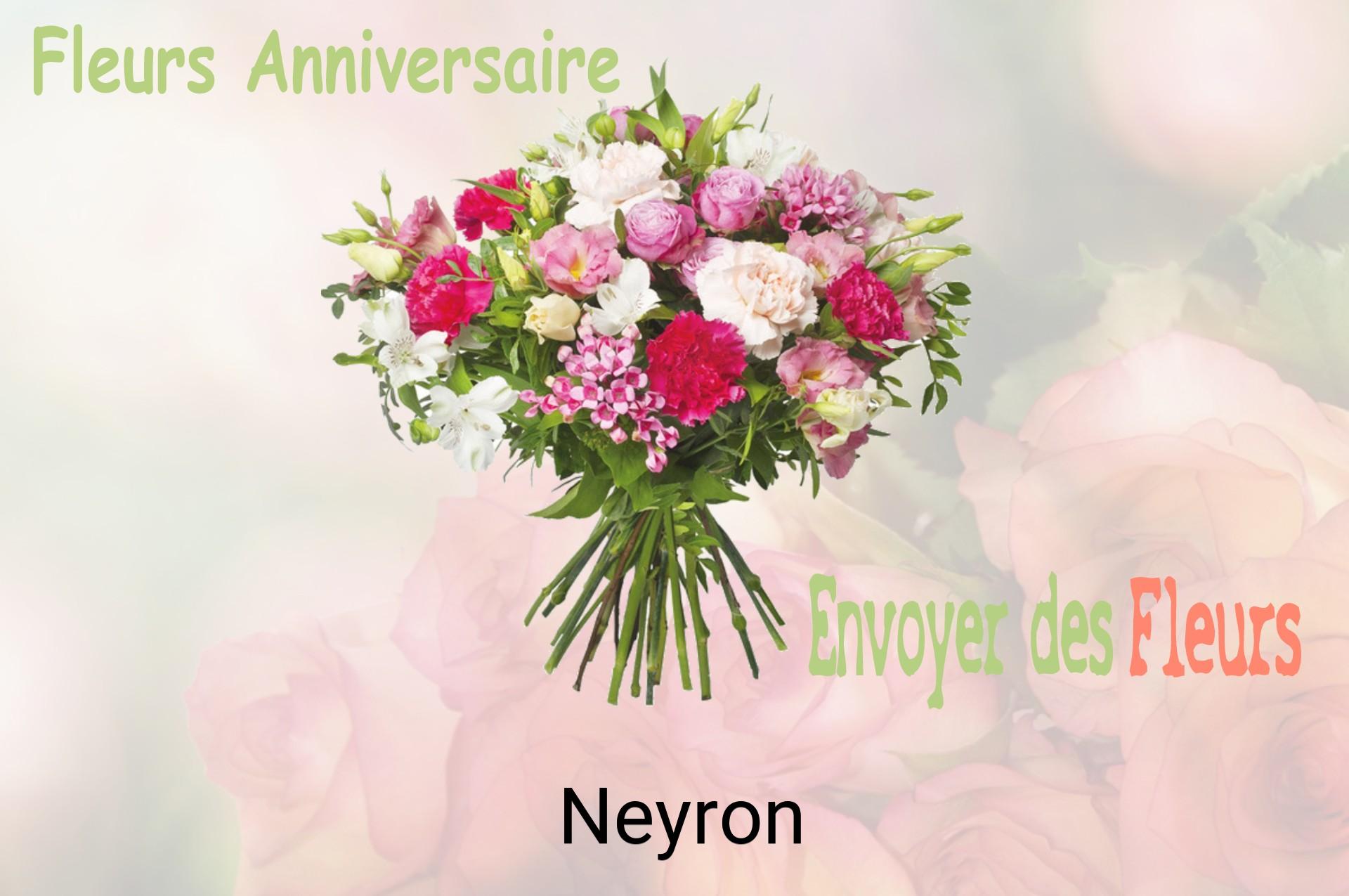 Bouquet de fleurs d’anniversaire livré à Neyron