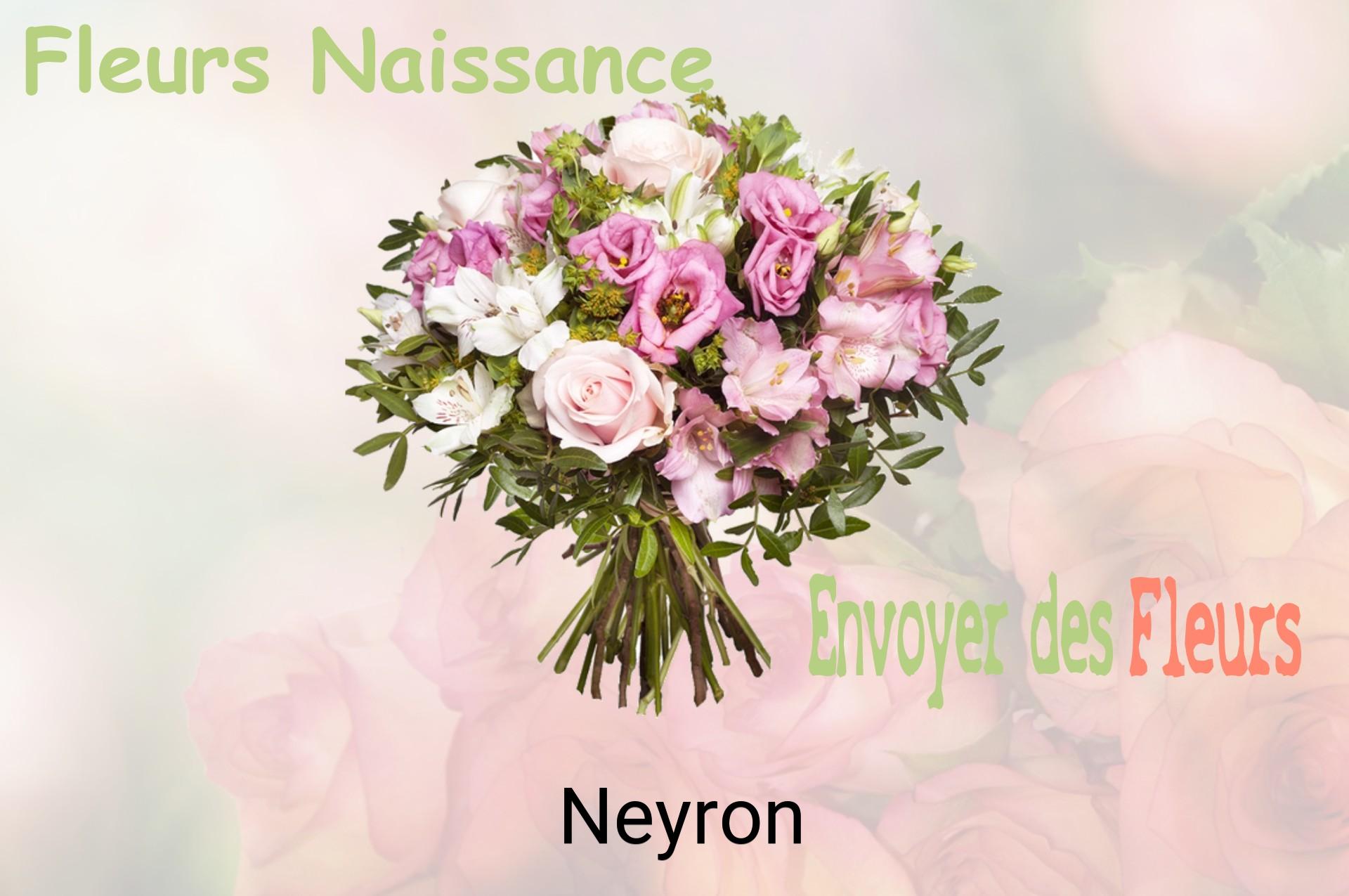 Bouquet de fleurs de naissance livré à Neyron
